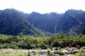 六百山と霞沢岳