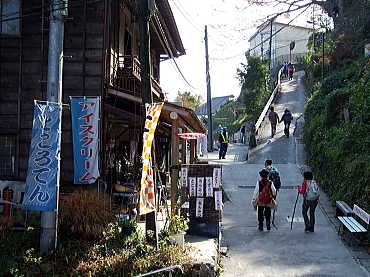 所どころに売店が