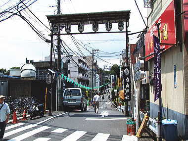 白山神社参道