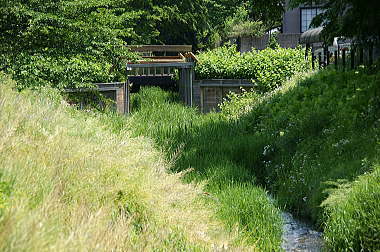 見沼通船堀の閘門