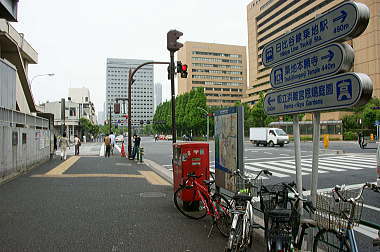 新大橋通りを進む