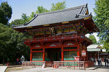 根津神社・楼門 唐門（重要文化 国）