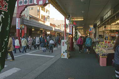 表参道の商店街