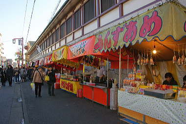 参道の露店