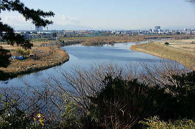 丘陵の公園からは絶景が