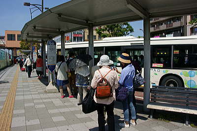 我孫子駅前・坂東バス乗り場