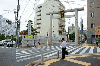 湯島天神 石鳥居